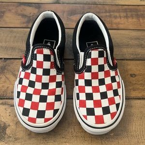 Vans Kids Classic slip on checkerboard sz 10.5